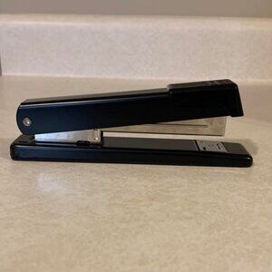 brand new never used black metal Bostitch desktop stapler; still in box